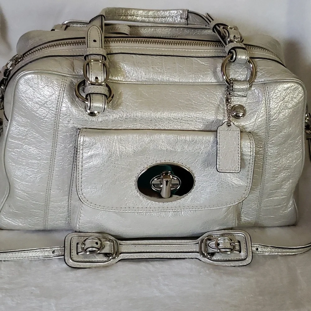 COACH Mia Leather Harper Satchel Shoulder Bag.‎   15744 . NWOT.